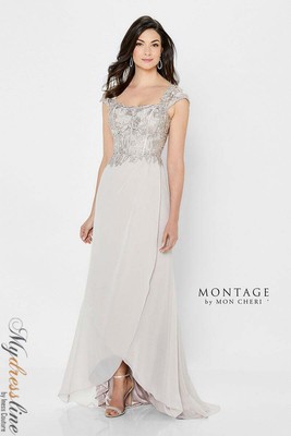 Pre-owned Mon Cheri Montage 122905 Evening Dress Lowest Price Guarantee Authentic In Mink