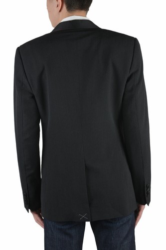 Pre-owned Dolce & Gabbana Men's Off Black Wool One Button Blazer Size Us 36 38 40 42 44 46