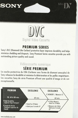NEW Sony DVM60PRL DVC Digital Mini DV Premium Tapes TOTAL 4 60min Sealed Tapes