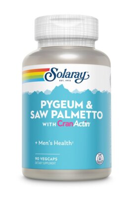 Solaray Pygeum & Saw Palmetto с капсулой CranActin 90