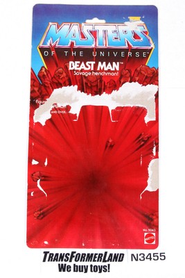 Beast Man Package Basics Vintage Original Heman MOTU