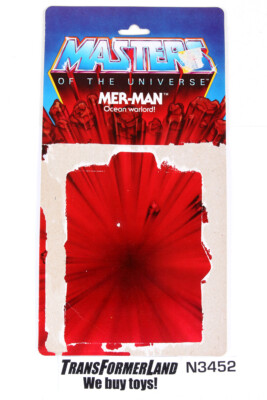Mer-Man Package Basics Vintage Original Heman MOTU