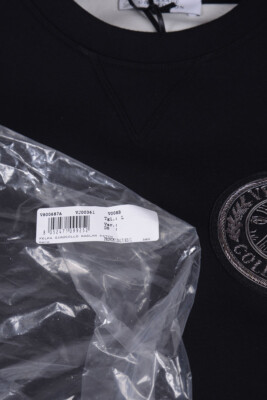 Pre-owned Versace Collection Sweatshirt Man Blacks V800687avj00361 V008b Sz.xl Make Offer