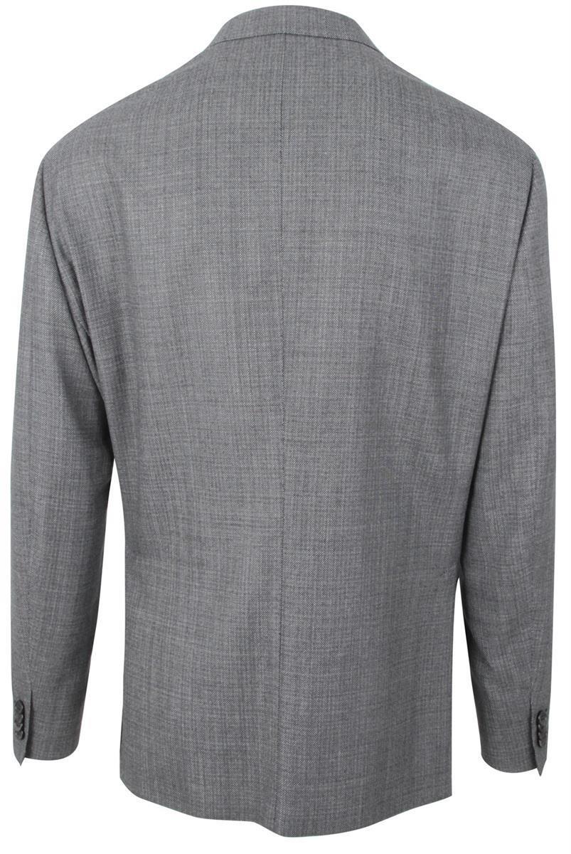 Pre-owned Brioni Men's Jacket Blazer Jackett Made Of Wool, Silk & Linen Size 4xl Us 50 In Gray