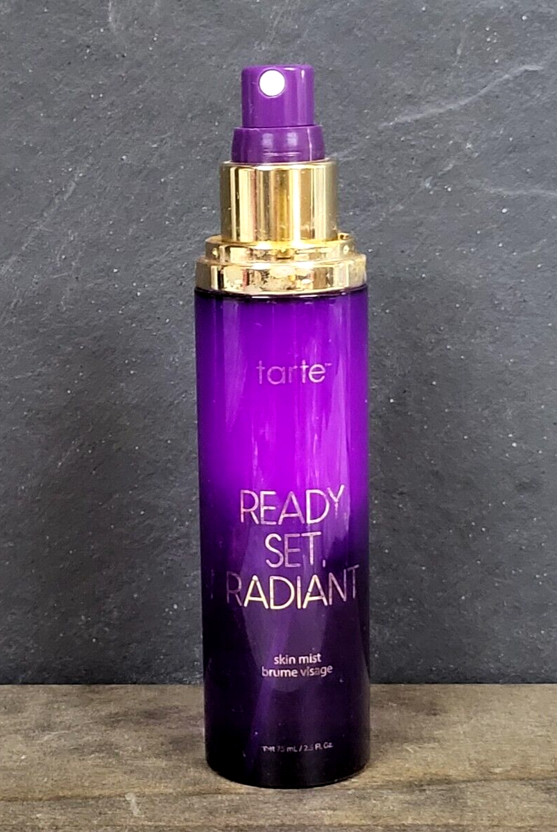 Tarte Ready, Set, Radiant Skin Mist 2.5 oz 75 ml full size blemished read