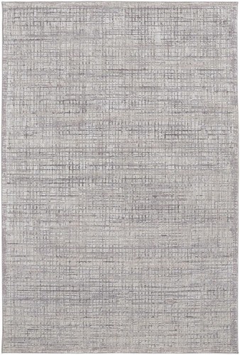 Плед из ткани Power Loom в клетку 8 X 10 Серо-коричневых тонов и цвета Слоновой Кости, устойчивый к загрязнениям