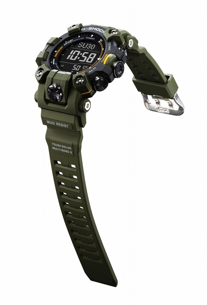 Pre-owned Casio G-shock Master Of Mudman Triple Sensor Model Gw-9500-3jf Men's Watch