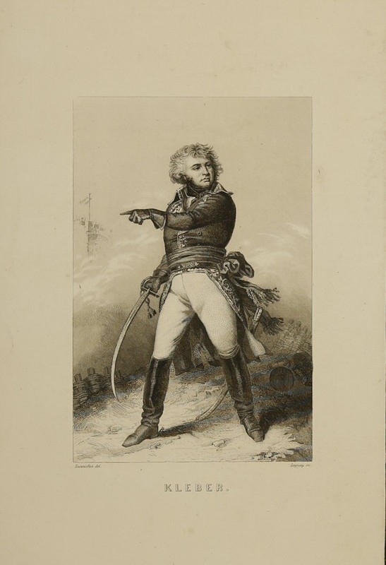 Jean-Baptiste KlÃ©Ber (1753-1800) Portrait Stahlstich Von Leguay