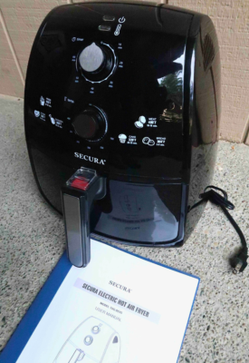 Mint 1500 Watt Electric 4.2 Qt.Secura Hot Air Fryer SAF 40 TXG