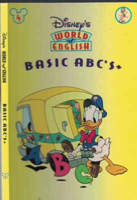 ♦️♦️♦️♦️DisneyWORLDOF ENGLISH BasicABCs➕1-12 Disneys World of English #11 Basic ABC's DVD CD Course Books