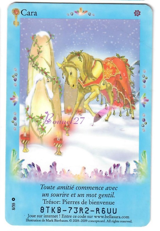 Carte Card Cheval Horse 