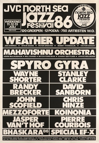 ミュージック THE CHECKES 1986 WINTER TOUR FLASH North Sea Jazz Festival 1986 Weather Update Original The