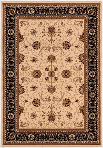 Черно-коричневый Восточный моющийся нескользящий коврик размером 10 X 13 дюймов