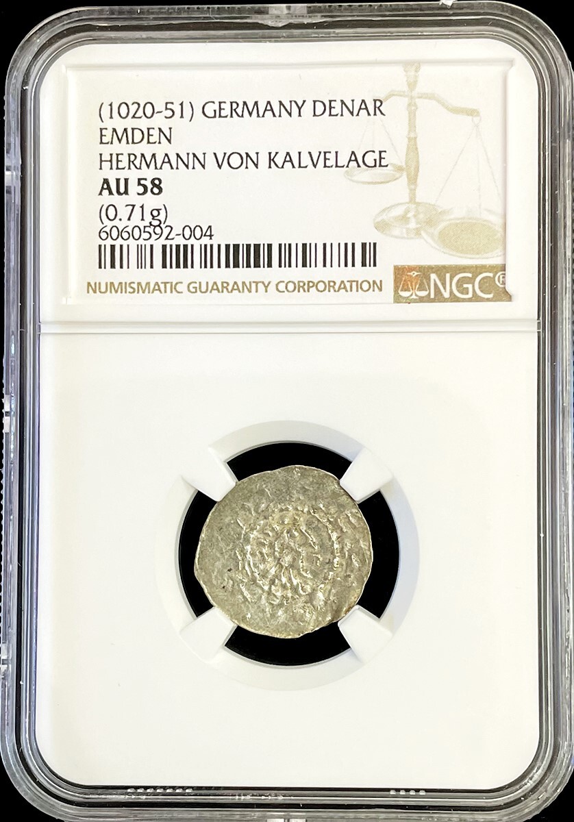 1703/2年 オルムッツ主教区 ターレル銀貨 NGC AU58 1703/2年 オルムッツ主教区 ターレル銀貨 NGC AU58