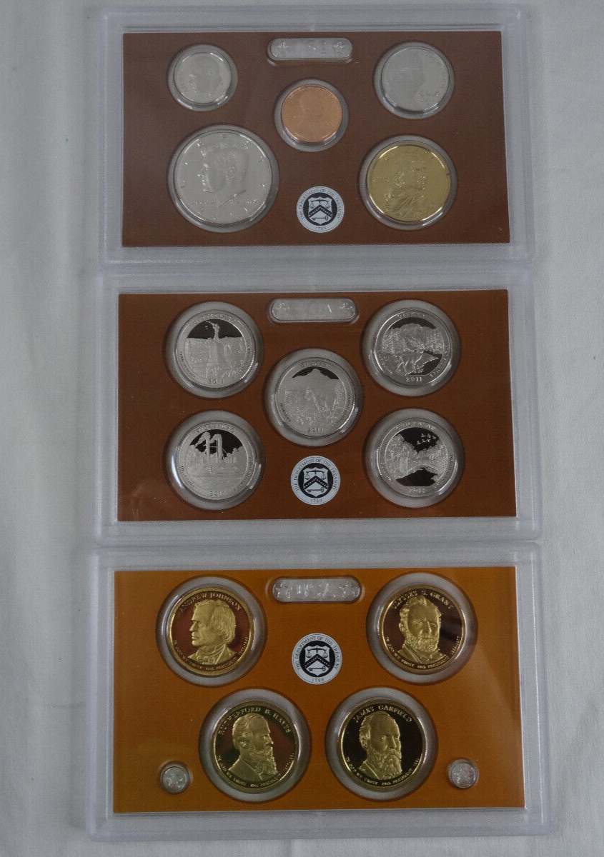 2011-S United States Mint Proof Set with COA & Box 14 Coins