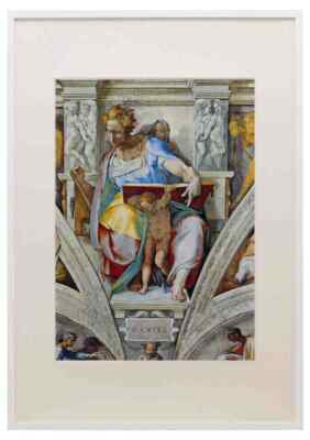 The prophet Daniel by Michelangelo A3 A4 Framed Print Picture