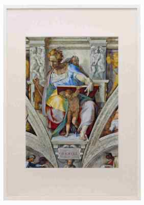 The Prophet Daniel Michelangelo A3 A4 Framed Print Picture