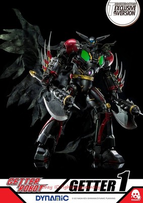 3A ThreeZero Getter Robot Getter 1 Black Limited Edition US Seller