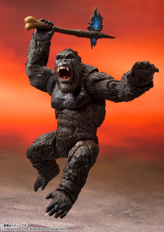 Bandai Spirits S.H.Monsterarts Kong Godzilla Vs Kong 2021 Action Figure