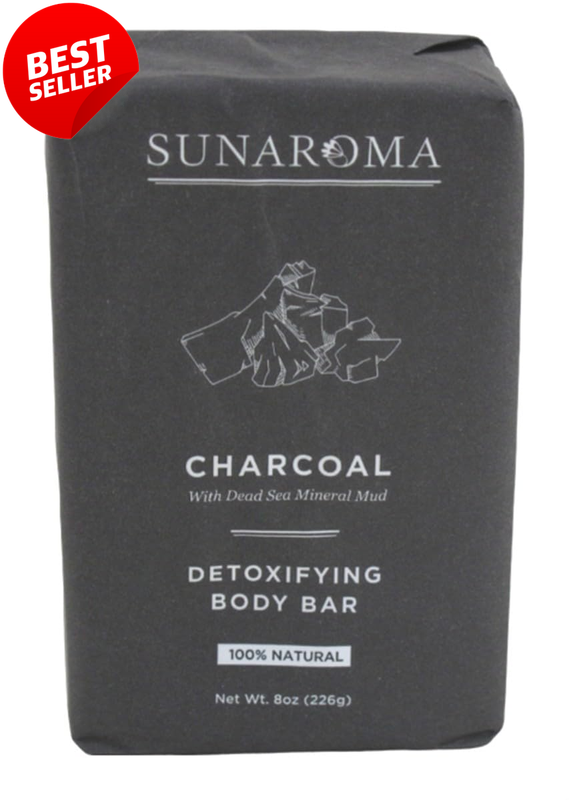 Charcoal Dead Sea Mineral Mud Soap Bars Deep Cleansing 8 Oz 6 Pack - US