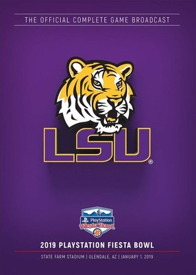 2019 CFP Playstation Fiesta Bowl DVD (DVD) Louisiana State University
