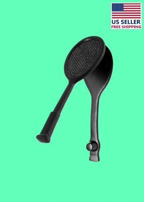 Door Knocker Black Cast Iron Tennis 7 1/2