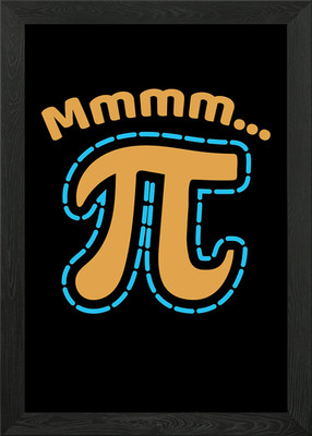 Mmmmmm PI Day Design for Framed Wall Art Poster Canvas Print Picture