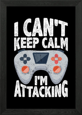 I cant keep calm Im Framed Wall Art Poster Canvas Print Picture