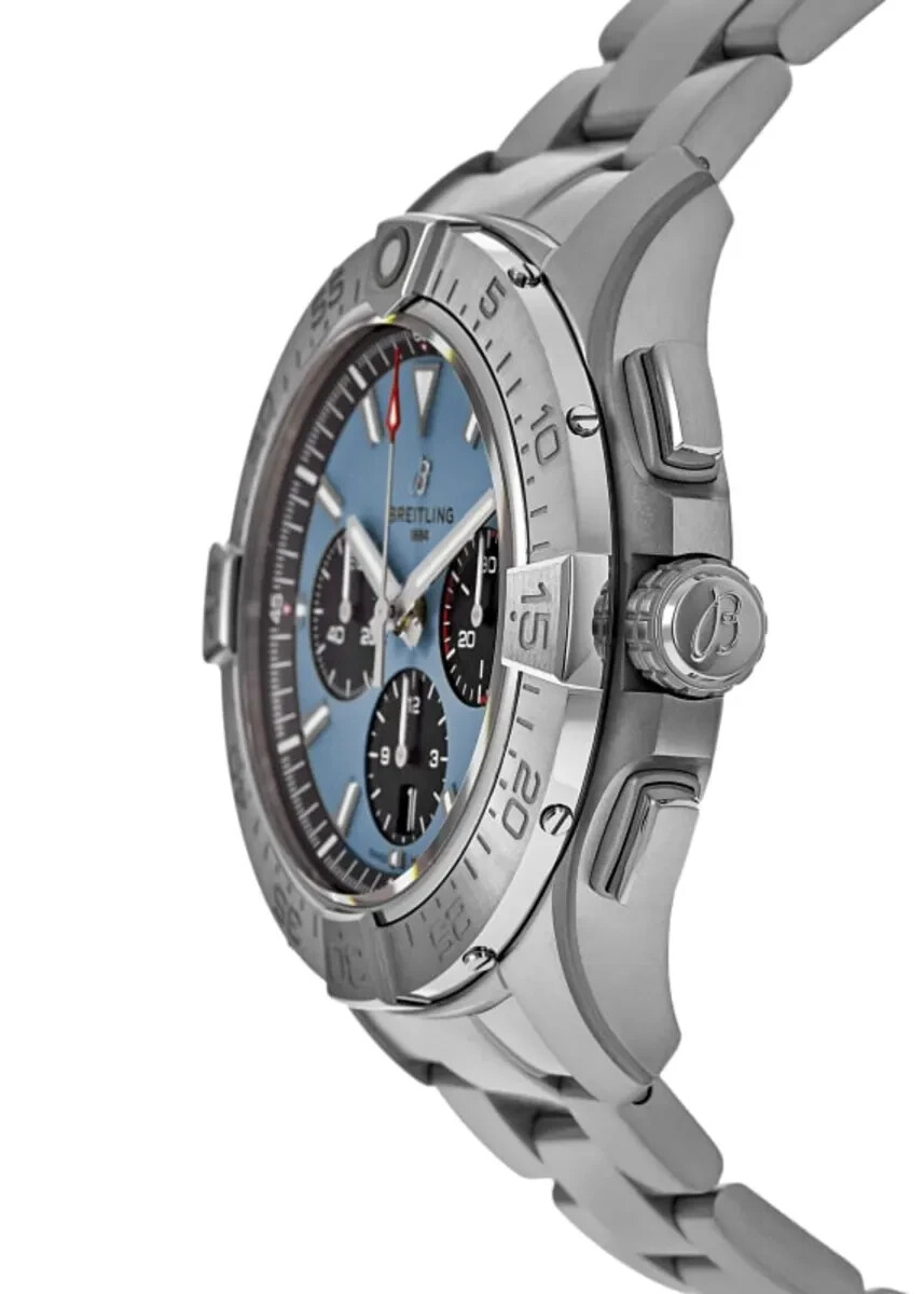 Pre-owned Breitling Avenger B01 Chronograph 44 Blue Dial Men's Watch Ab0147101c1a1