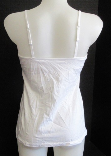 Ladies' Maidenform Cotton Stretch Camisoles - White Size: Medium (6-8)