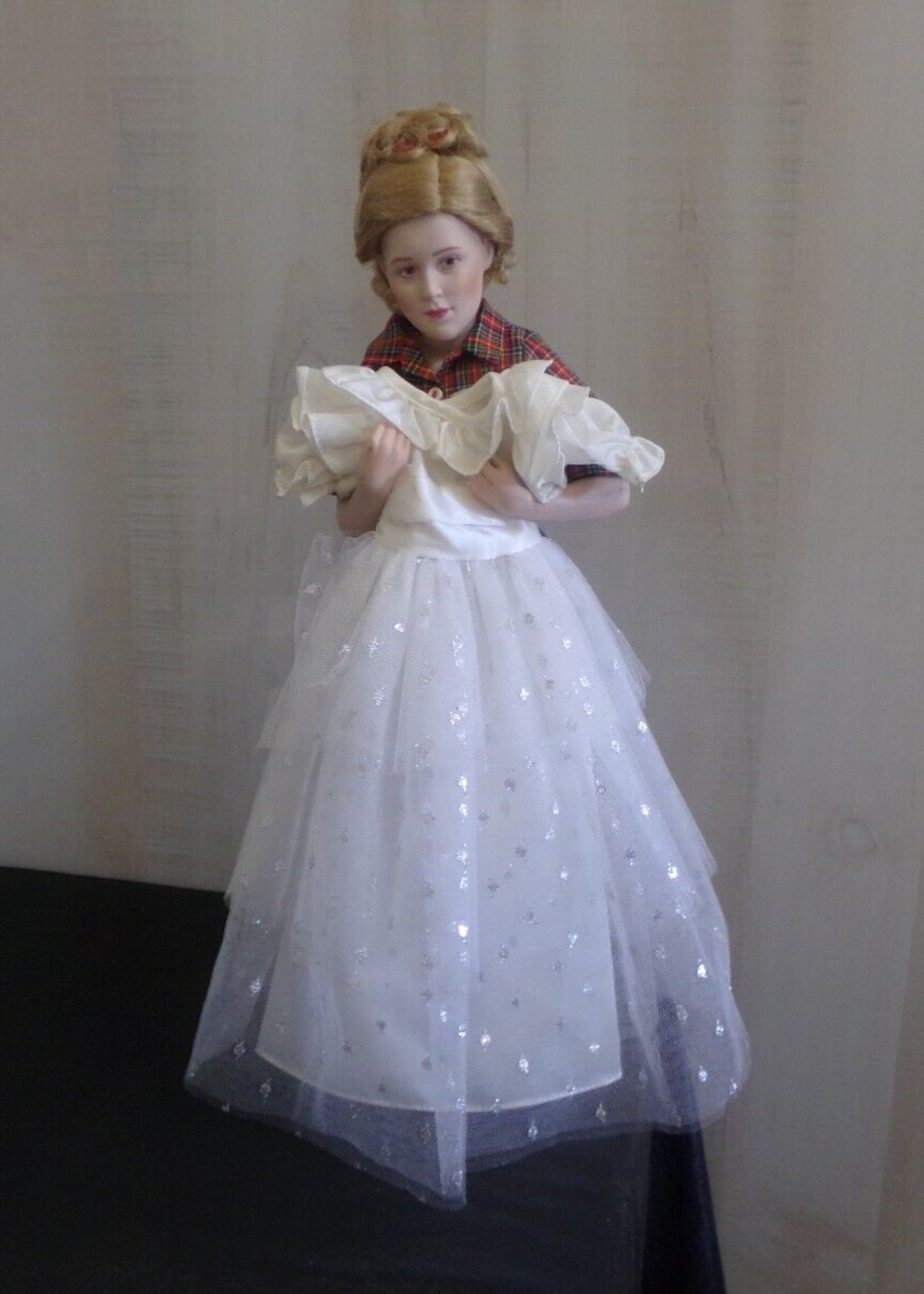 Danbury Mint Porcelain Dolls,Norman Rockwell "Cover Girl" Collection, Prom Dress
