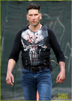 THE PUNISHER SEASON 2 TACTICAL BIKER BLACK FAUX LEATHER VEST LIMITED EDITION