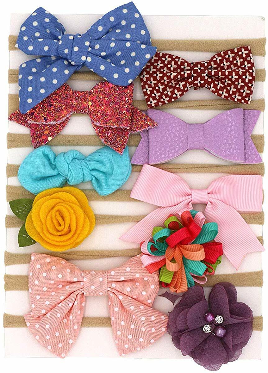 Baby Girl Headbands And Bows Best Hair Ties For Infants Toddler