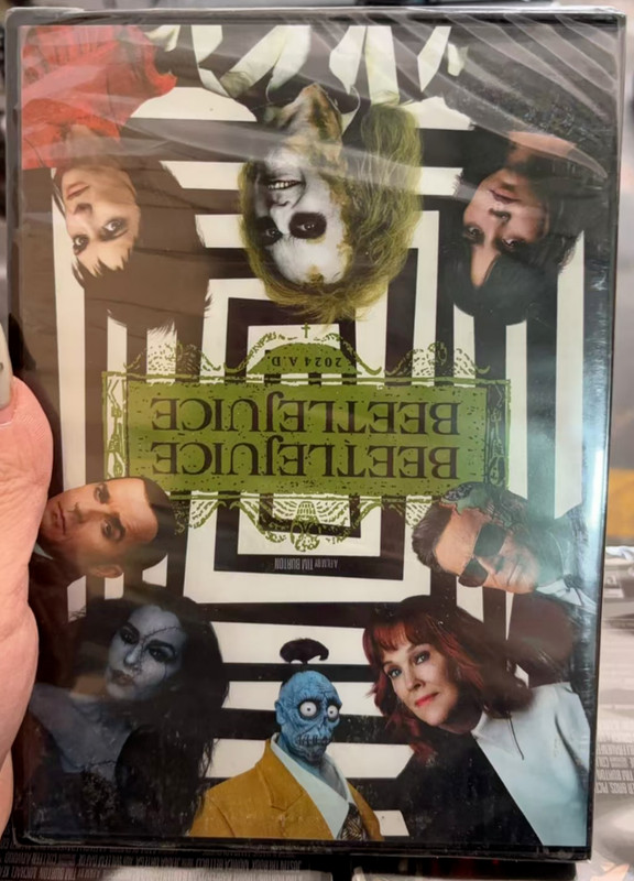 Beetlejuice Beetlejuice DVD (2024) New & Sealed Region 1 Fast