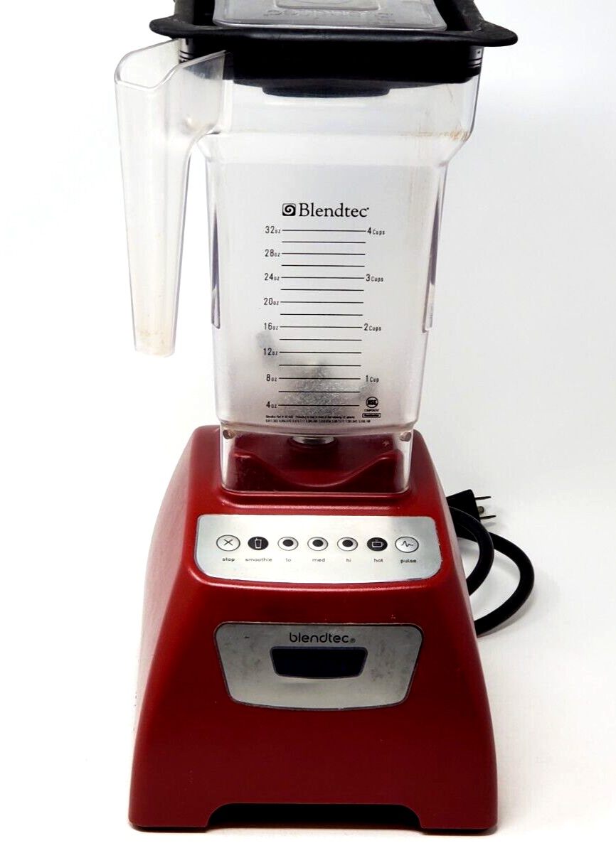 Blendtec Classic 570 Red Countertop Blender 1575W with Jar