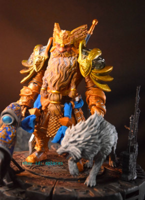 Private customized Dwarf Hunter Grand Marshal WOW Solider Action Figure