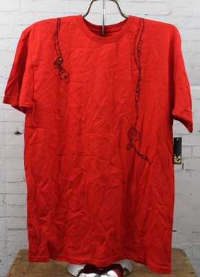 Skullcandy Audio T-Shirt Short Sleeve Mens Medium Red With Black Graphic New