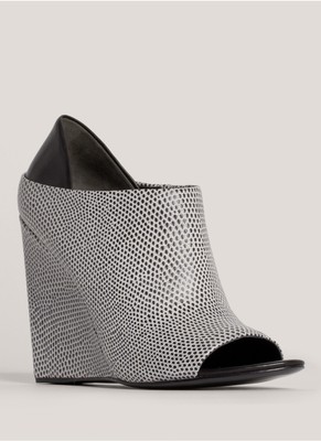 Pre-owned Alexander Wang Gorgeous Nwb Sold Out $715 "alla" Wedges / Ankle Booties By  In Multicolor