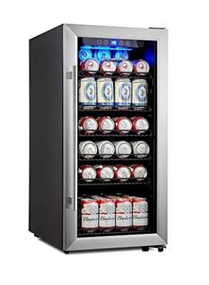 Phiestina PH-CBR100 106 Can Compressor Beverage Cooler Air-Cooled Refrigerator
