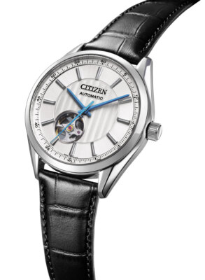 Pre-owned Citizen Collection Nh9111-11b White Mechnical Automatic Men's Watch In Box