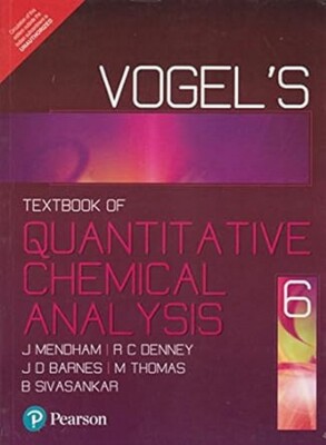New: Vogel's Quantitative Chemical Analysis by J. Mendham 6th INTL ED