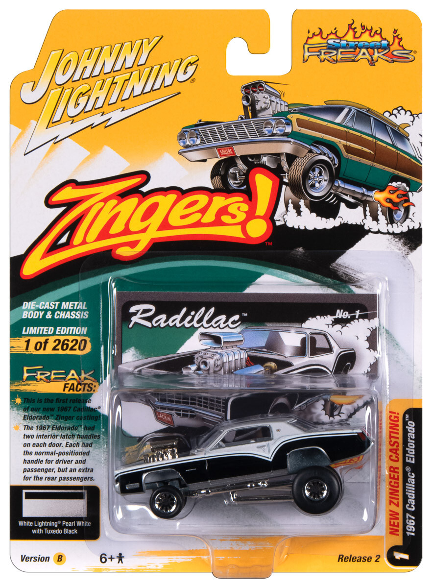 Johnny Lightning Street Freaks Zingers 1967 Cadillac