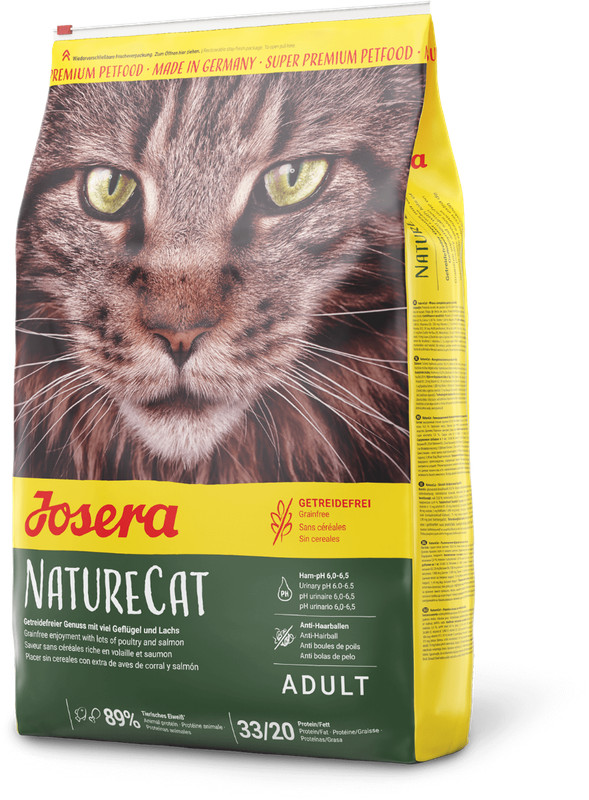 Josera Naturecat (10 Kg) | Getreidefreies Katzenfutter Mit GeflÃ¼Gel Und Lachs