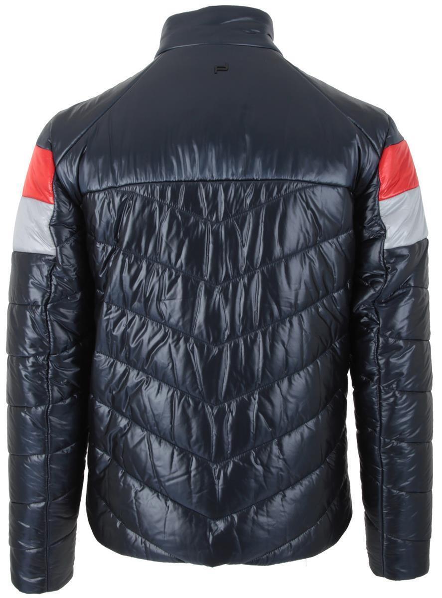 Pre-owned Porsche Design Men's Quilted Jacket Bicolor Jacket Size M - 50 In Multicolor