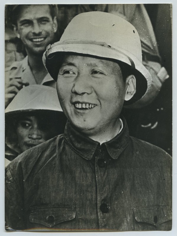 Chine. Portrait De Mao Zedong. PÃ©Kin 1949.