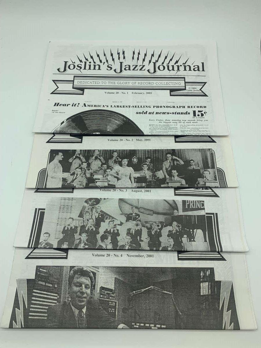 Joslin's Jazz Jornal Vol. 20 No 1-4 2001
