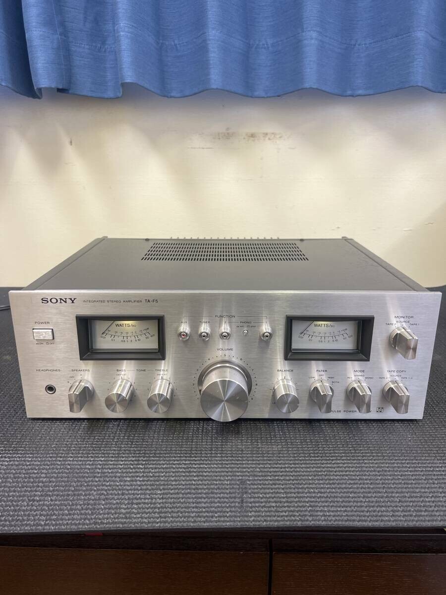SONY TA-F5 プリメインアンプ Sony TA-F5 Integrated Stereo pre-main amplifier Audio Japan
