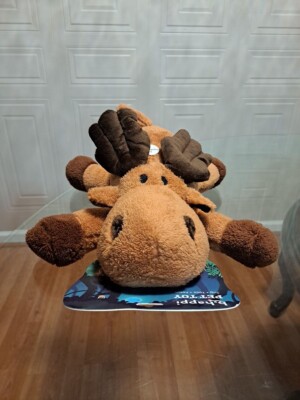 bhappi Pet Toy  Moose Dog Toy With Squeaker 14  Very Solf & Clinker
