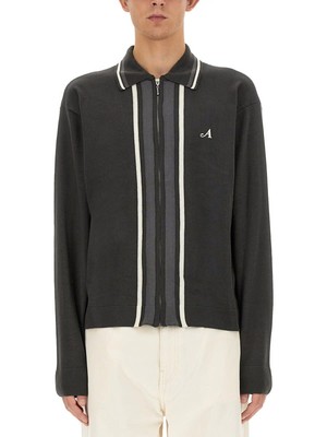 Pre-owned Awake Ny Shirt With Zip. In Black