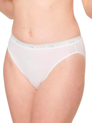 Sloggi Tai Briefs 24/7 100 Mid Rise Brief 2 Pack 95% Cotton Lingerie